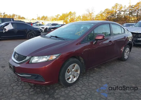 2013 Honda Civic Lx z USA, uszkodzony, nr VIN 19XFB2F53DE293196